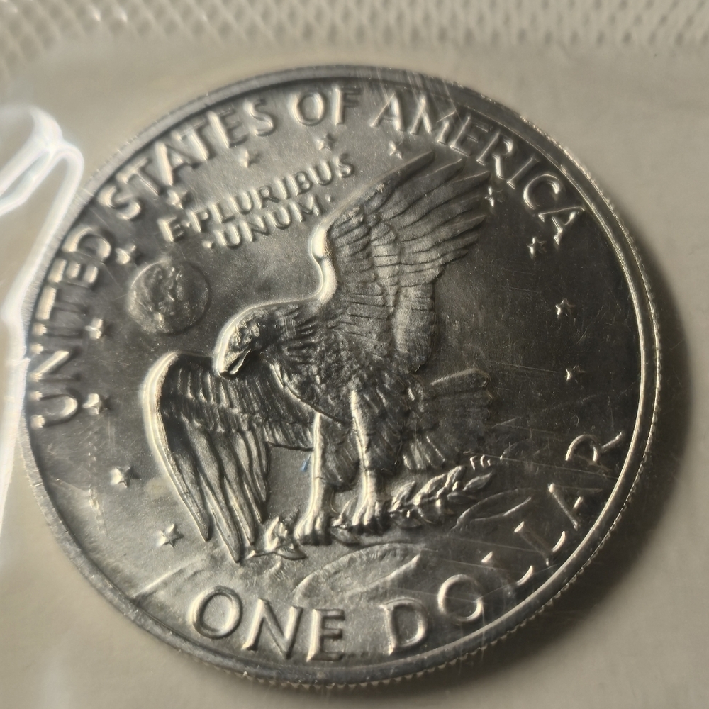 1972-S 40% Silver Eisenhower Dollar OGP (Original Goverment Packaging) - Picture 3 of 5